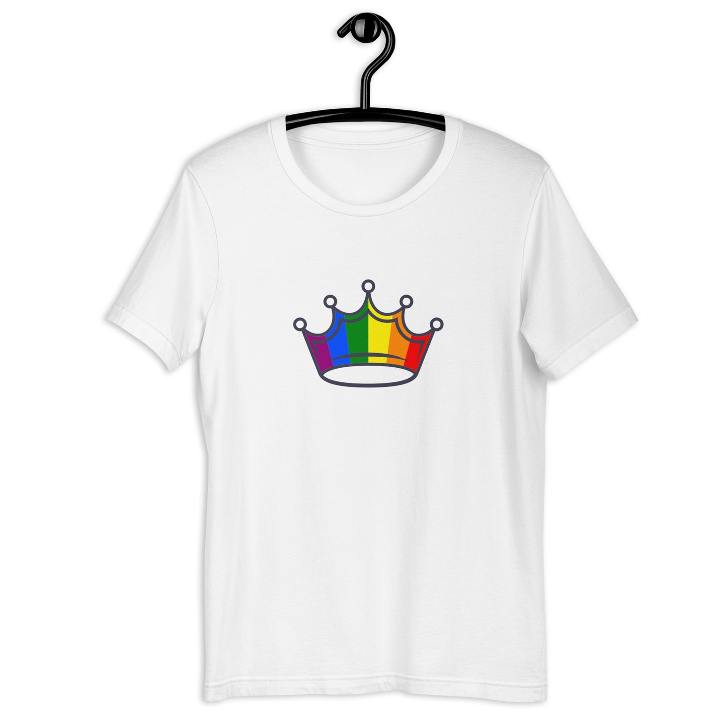 Rainbow Crown Unisex t-shirt