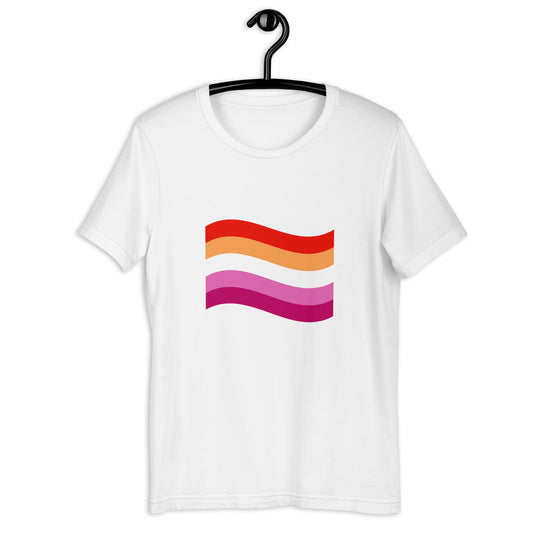 Lesbian Flag Unisex t-shirt