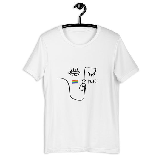 Pride face Unisex t-shirt