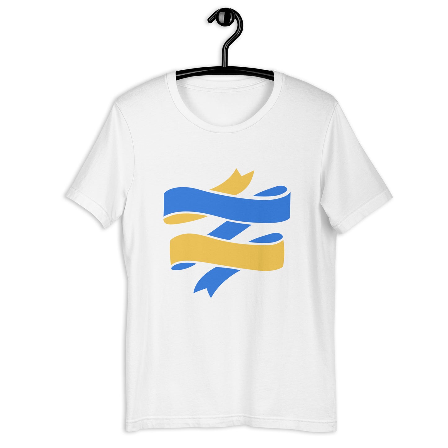 Stand With Ukraine ribbon Unisex t-shirt