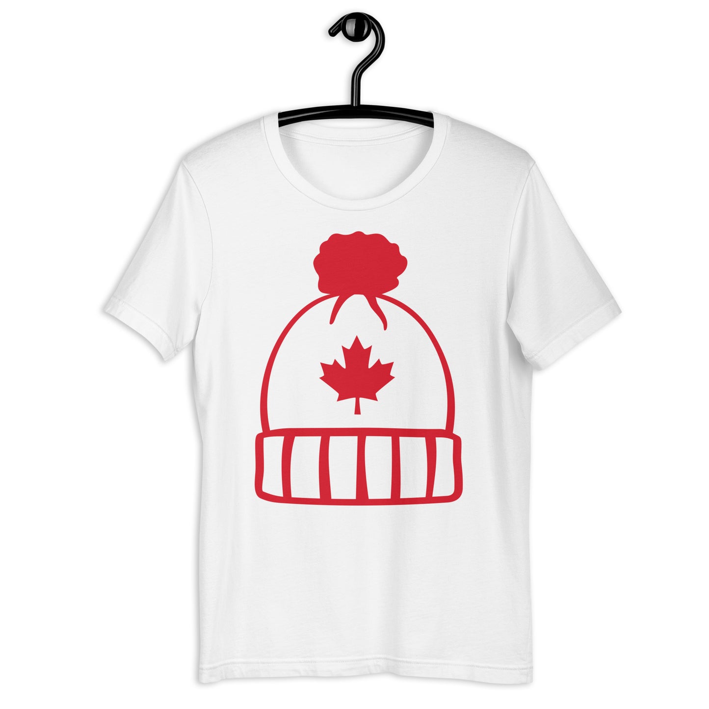 Canadian Maple Leaf Winter Hat  Unisex t-shirt