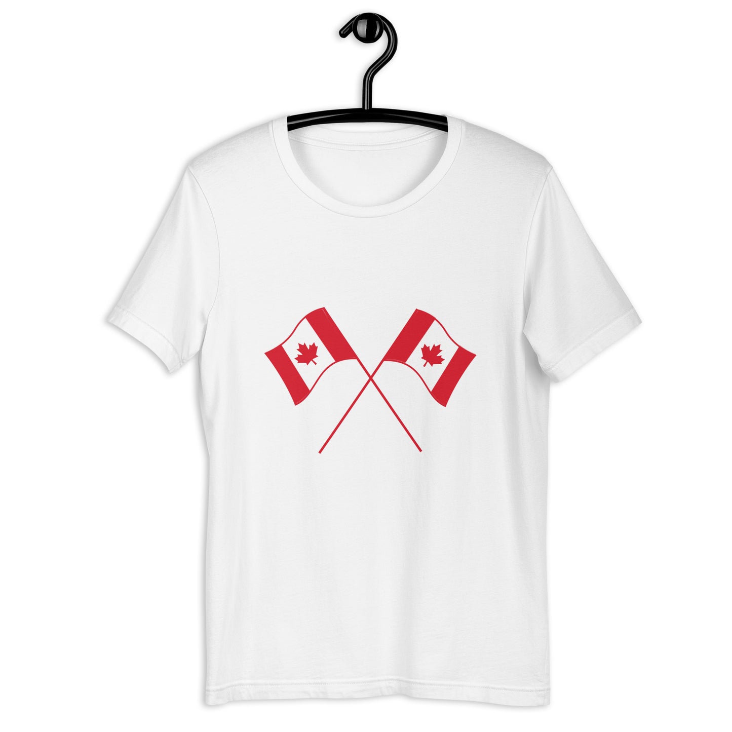 2 Canadian Flags Unisex t-shirt