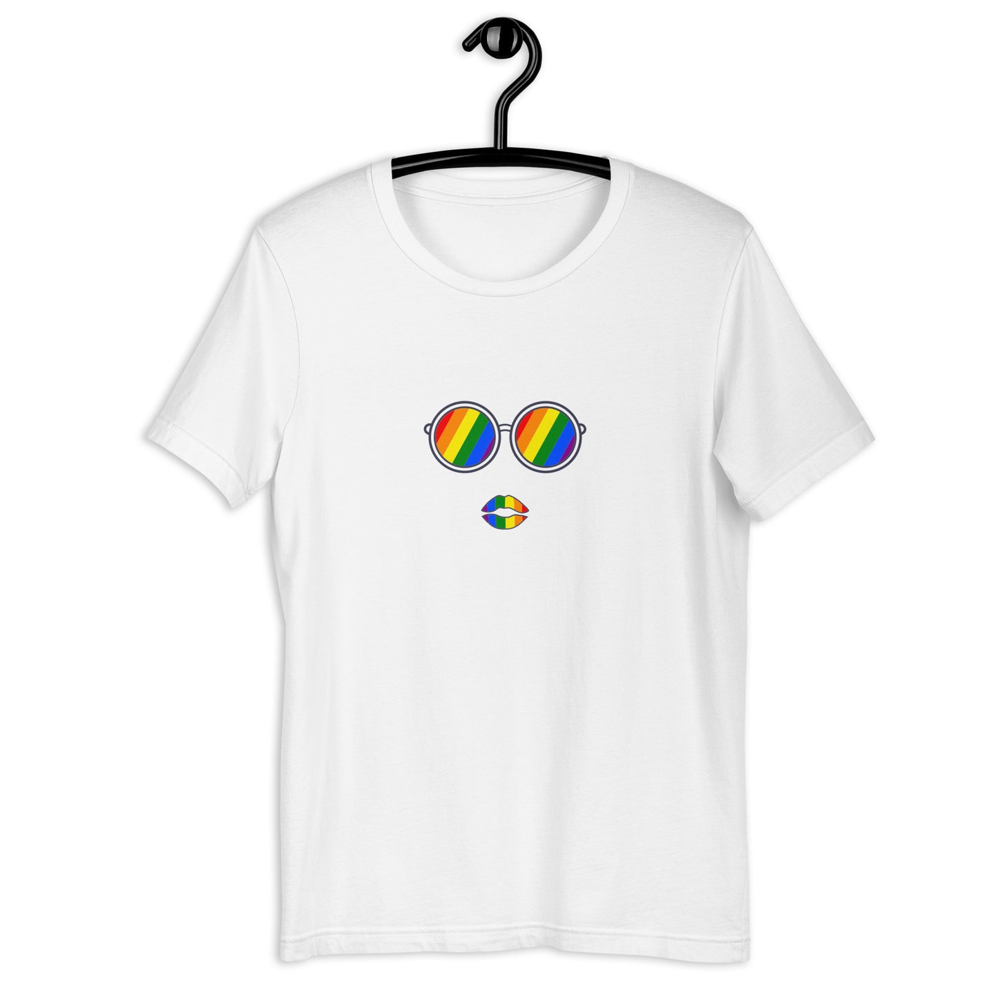 Rainbow Sunglasses Unisex t-shirt