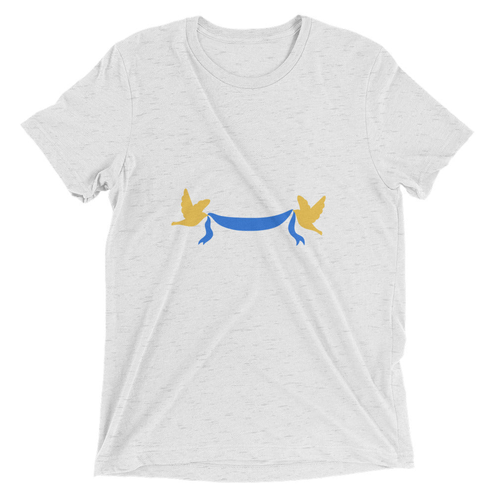 Ukraine Doves and Ribbon Short sleeve t-shirt