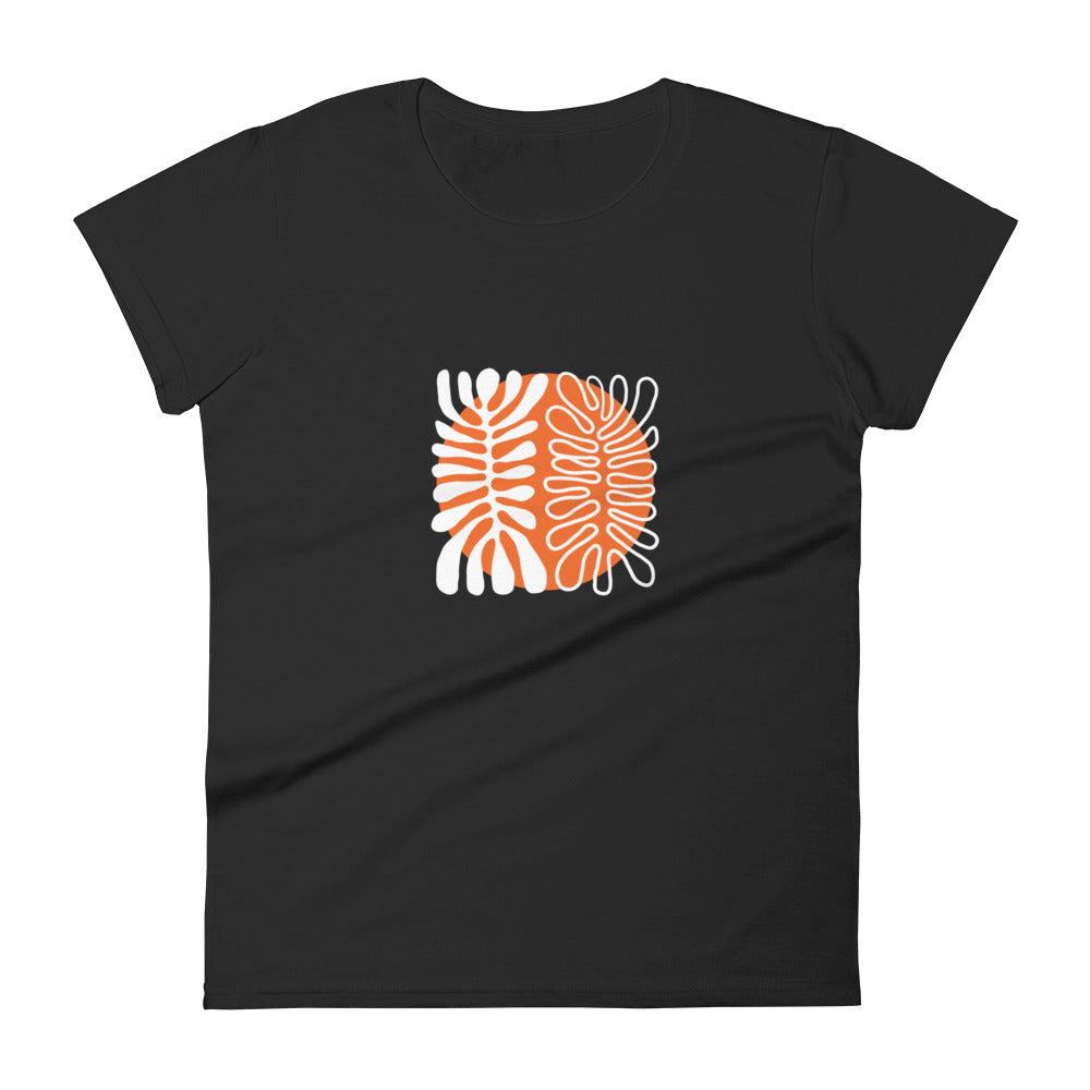 Abstract Leaves Women's short sleeve t-shirt