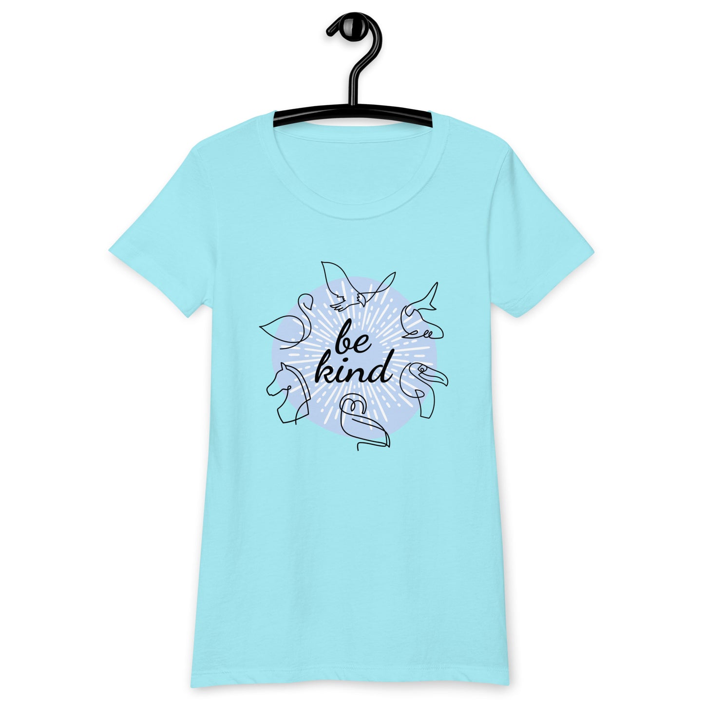 Be Kind Women’s fitted t-shirt