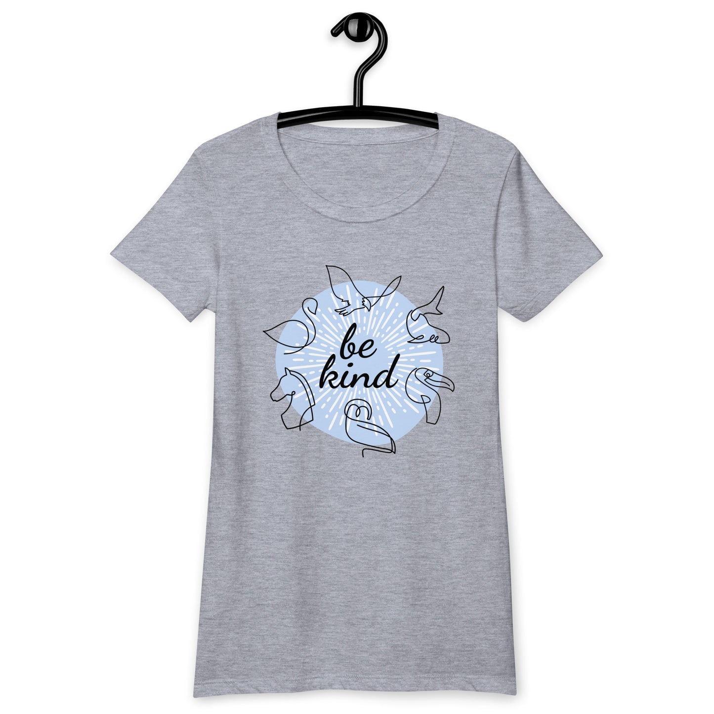 Be Kind Women’s fitted t-shirt