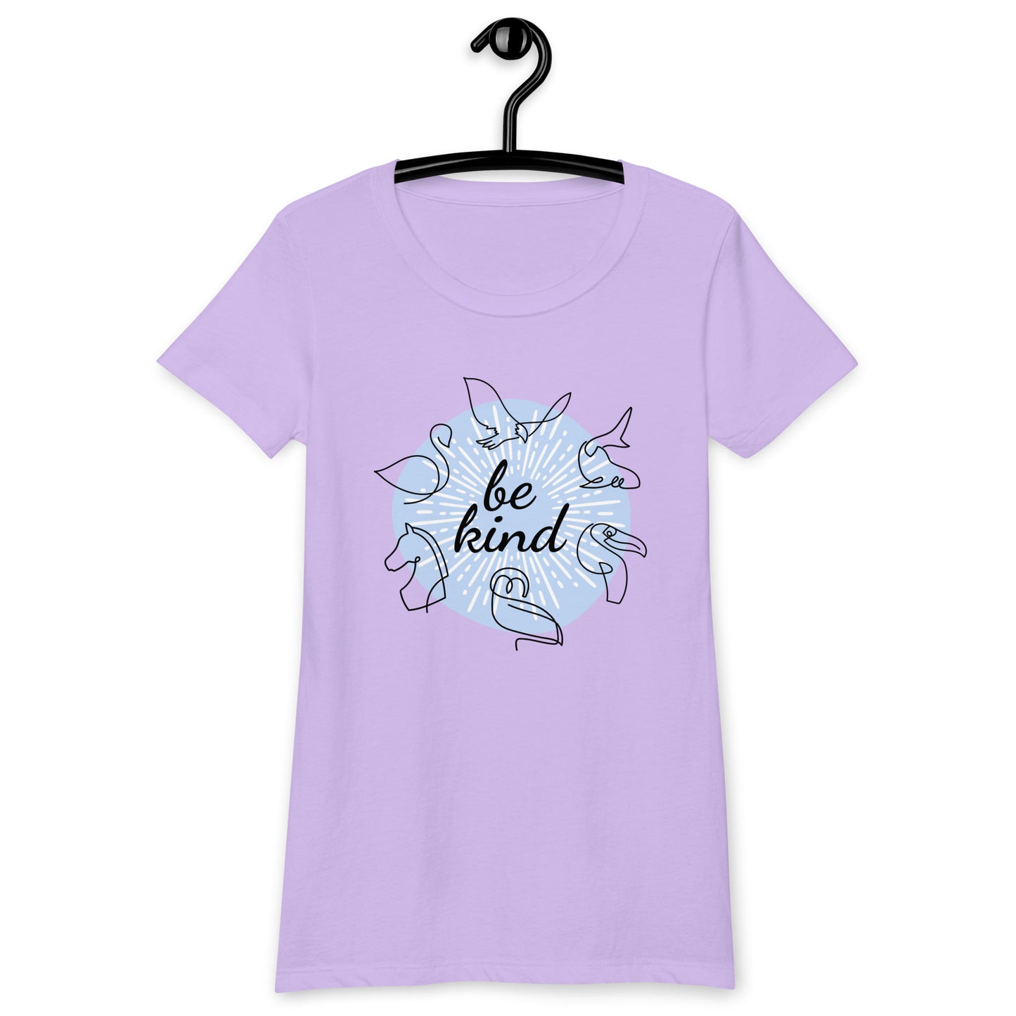 Be Kind Women’s fitted t-shirt