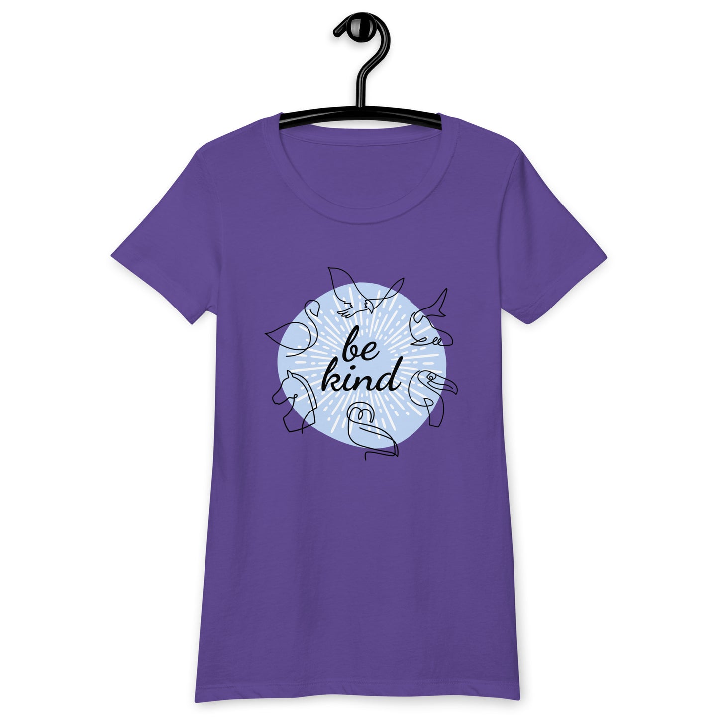 Be Kind Women’s fitted t-shirt