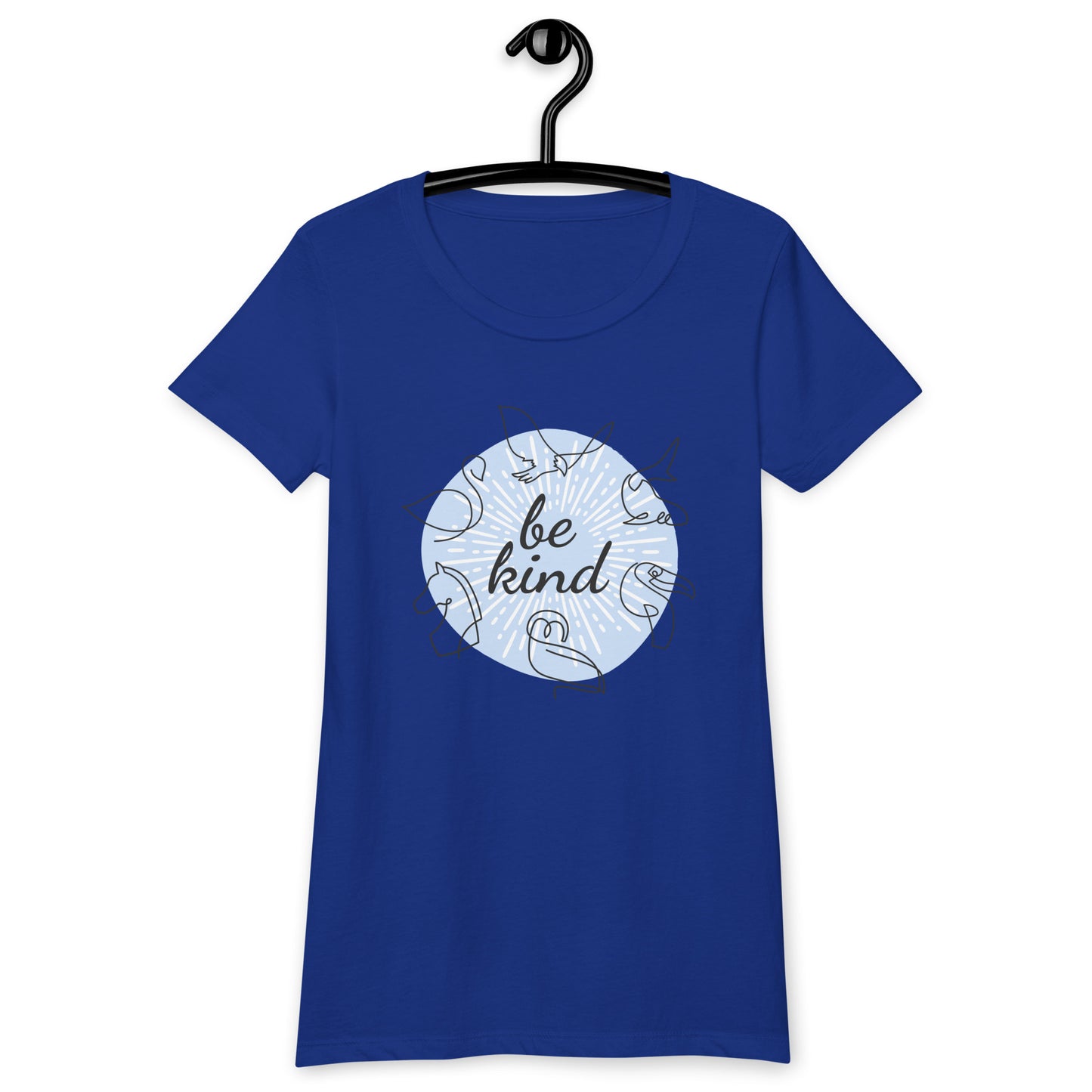 Be Kind Women’s fitted t-shirt