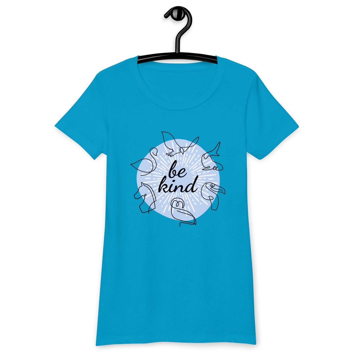 Be Kind Women’s fitted t-shirt