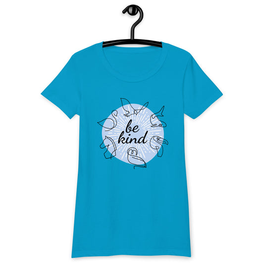 Be Kind Women’s fitted t-shirt