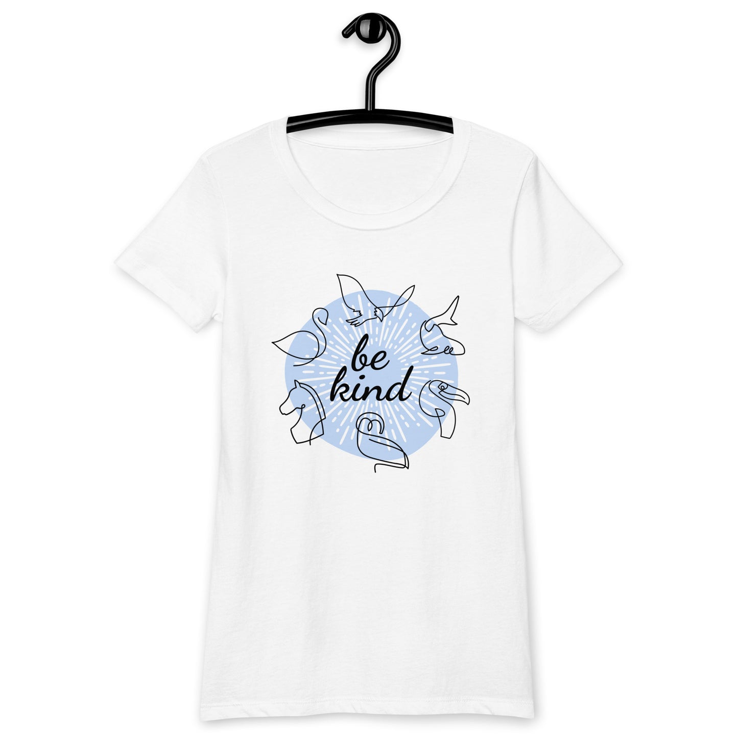 Be Kind Women’s fitted t-shirt