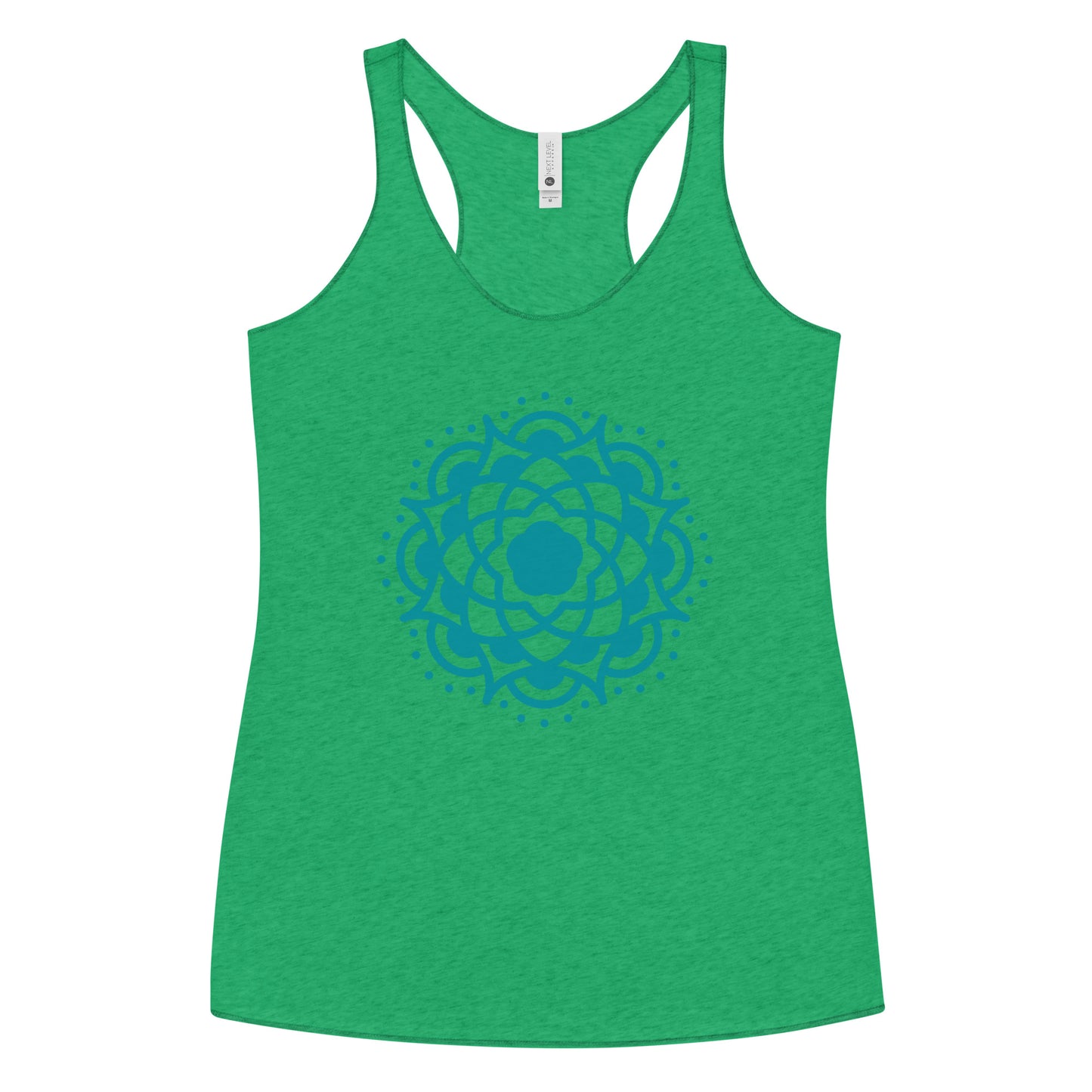 Eastern Blue Mandala 3 Women's Racerback Tank