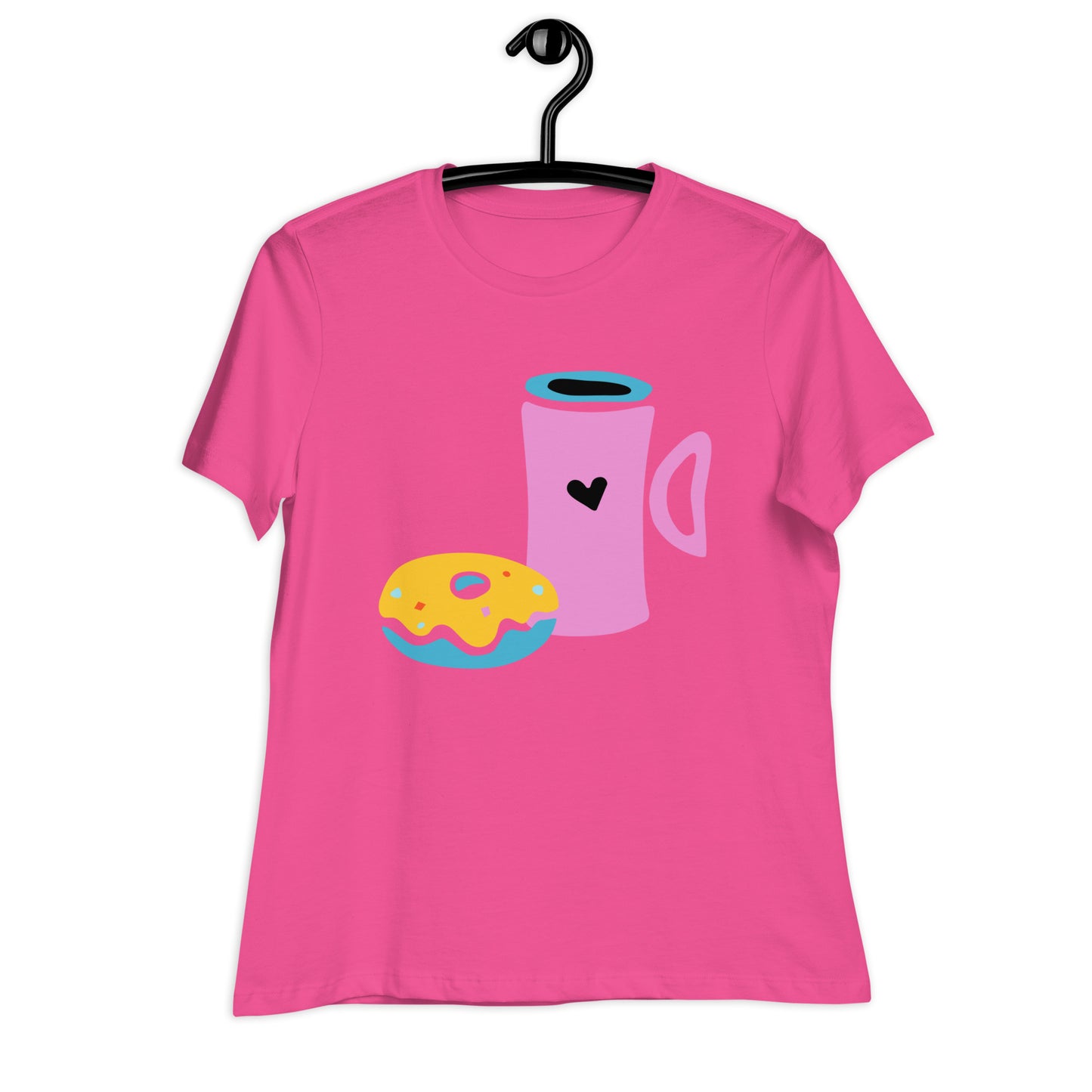 Coffee and Donut Women's Relaxed T-Shirt