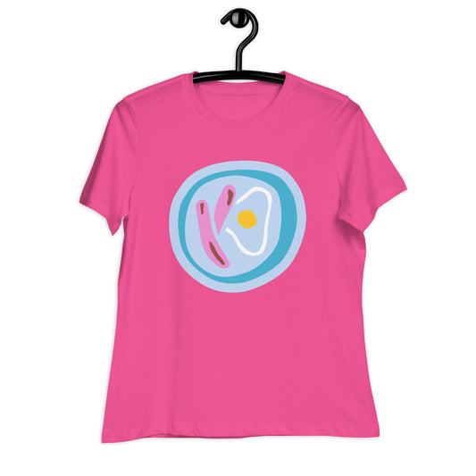 Colourful Sausage and Egg Women's Relaxed T-Shirt