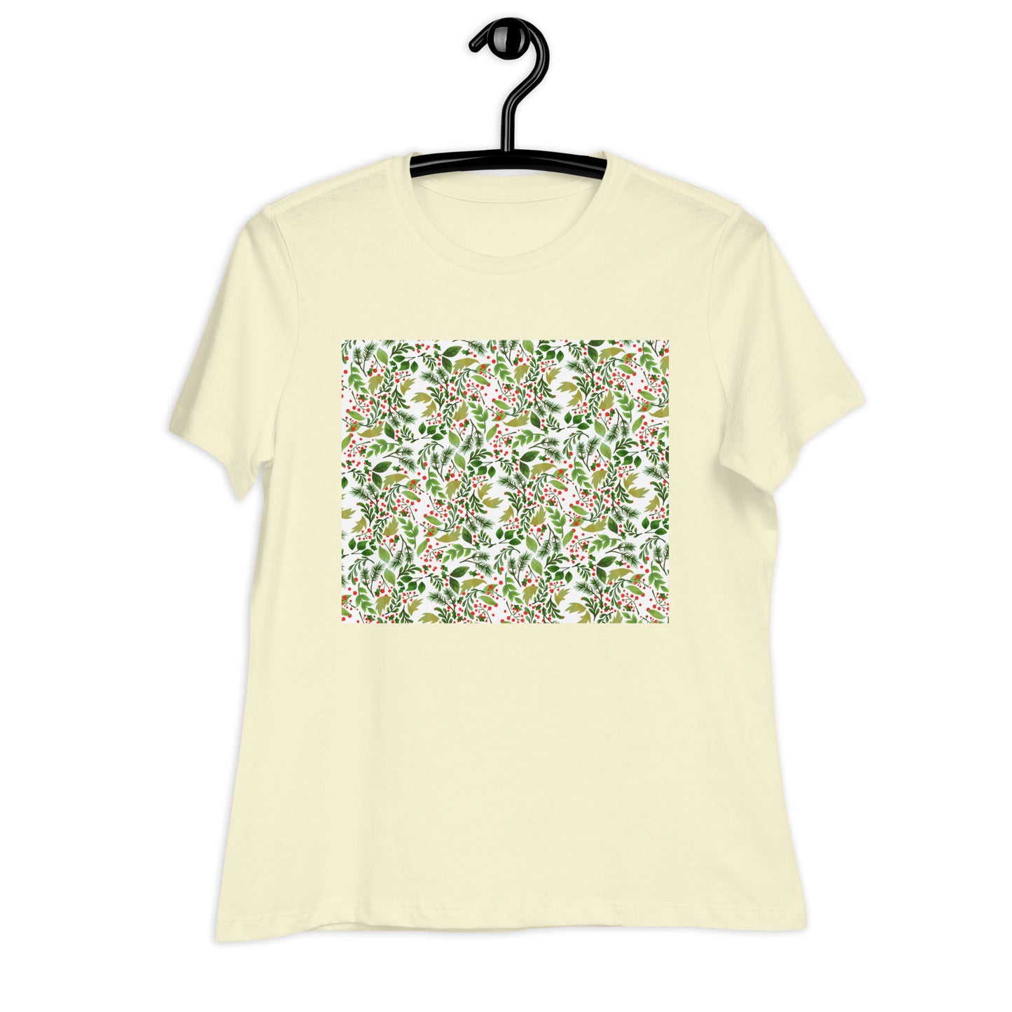 Holly Pattern Women's Relaxed T-Shirt