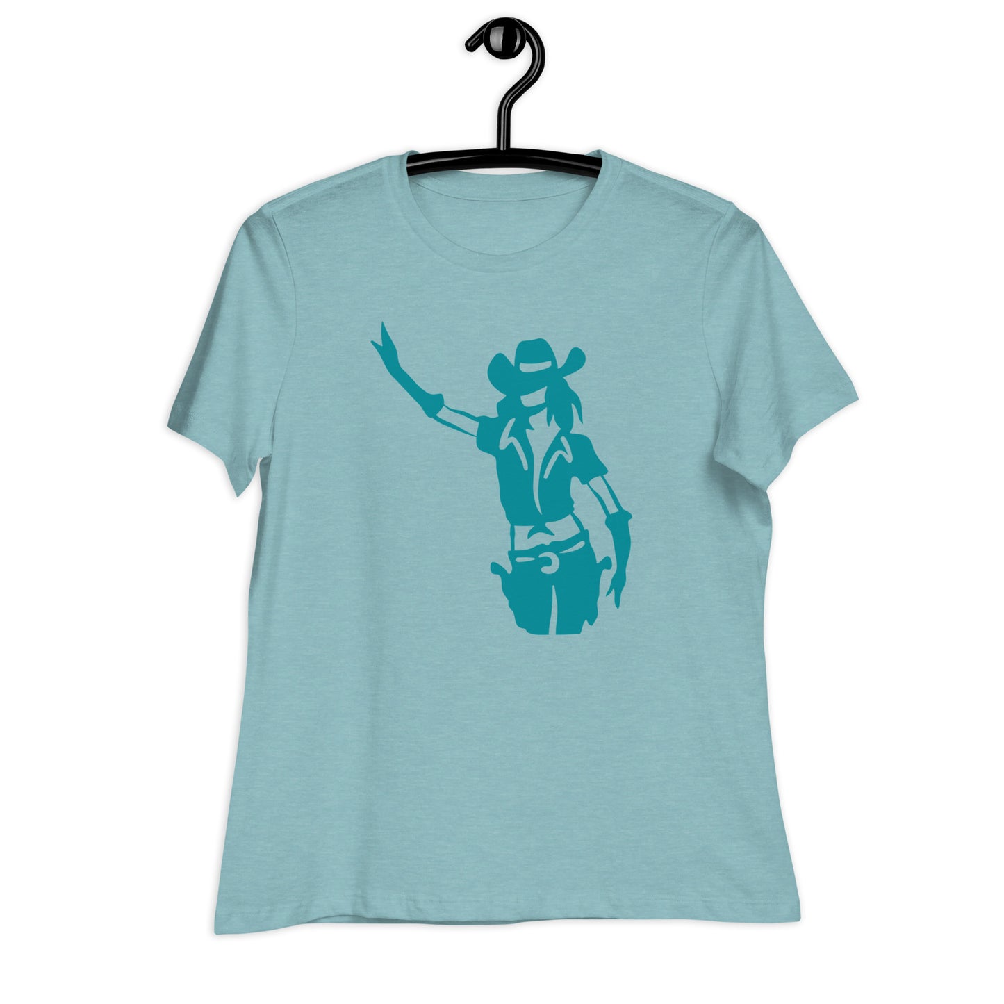 Eastern Blue Cowgirl Women's Relaxed T-Shirt