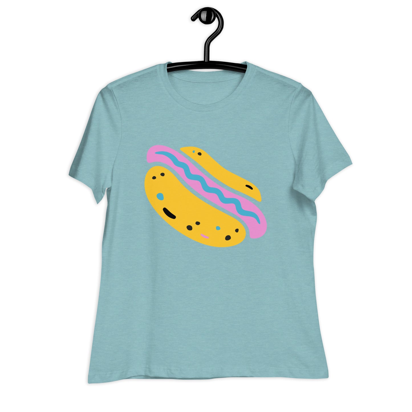 Colourful Hotdog 2 Women's Relaxed T-Shirt