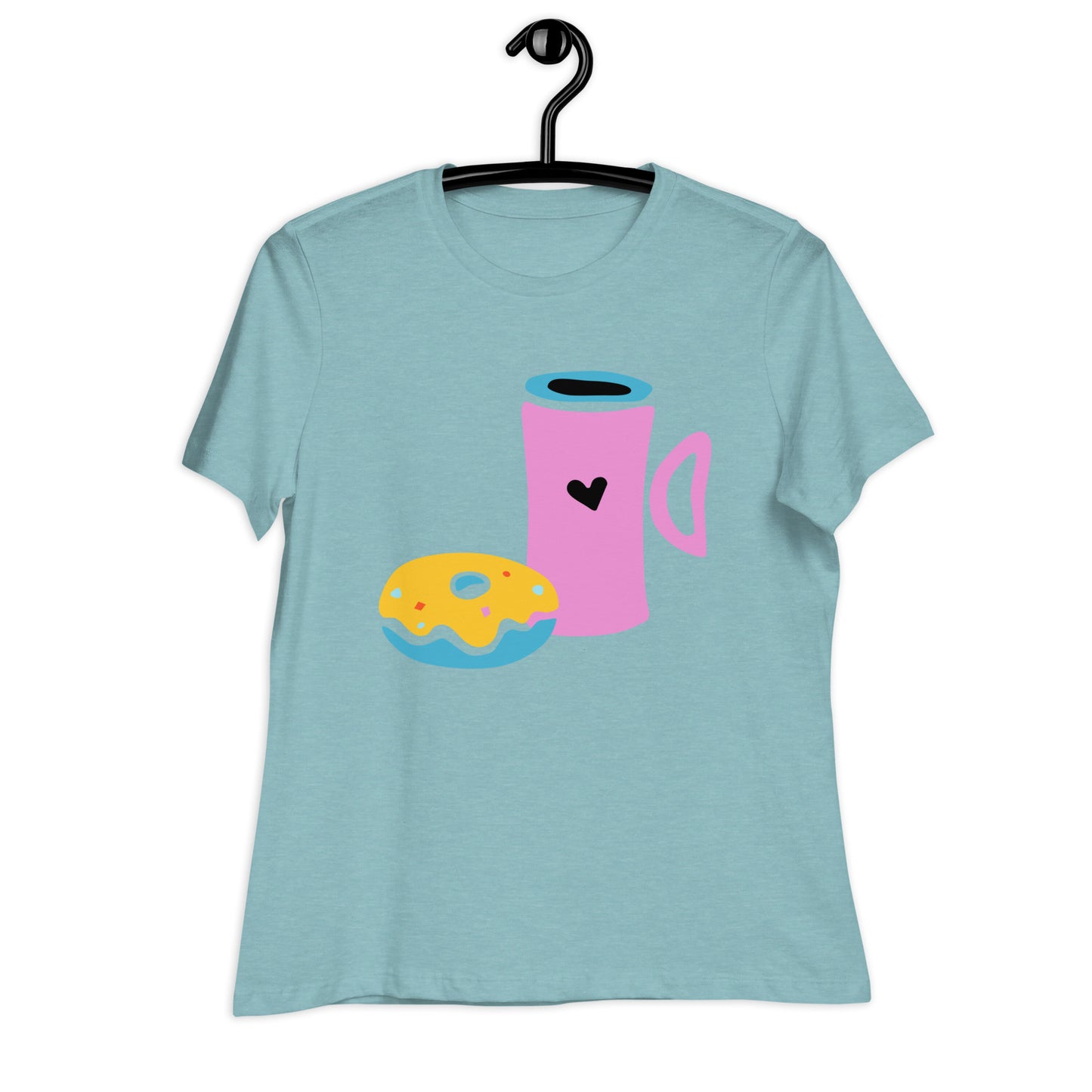 Coffee and Donut Women's Relaxed T-Shirt