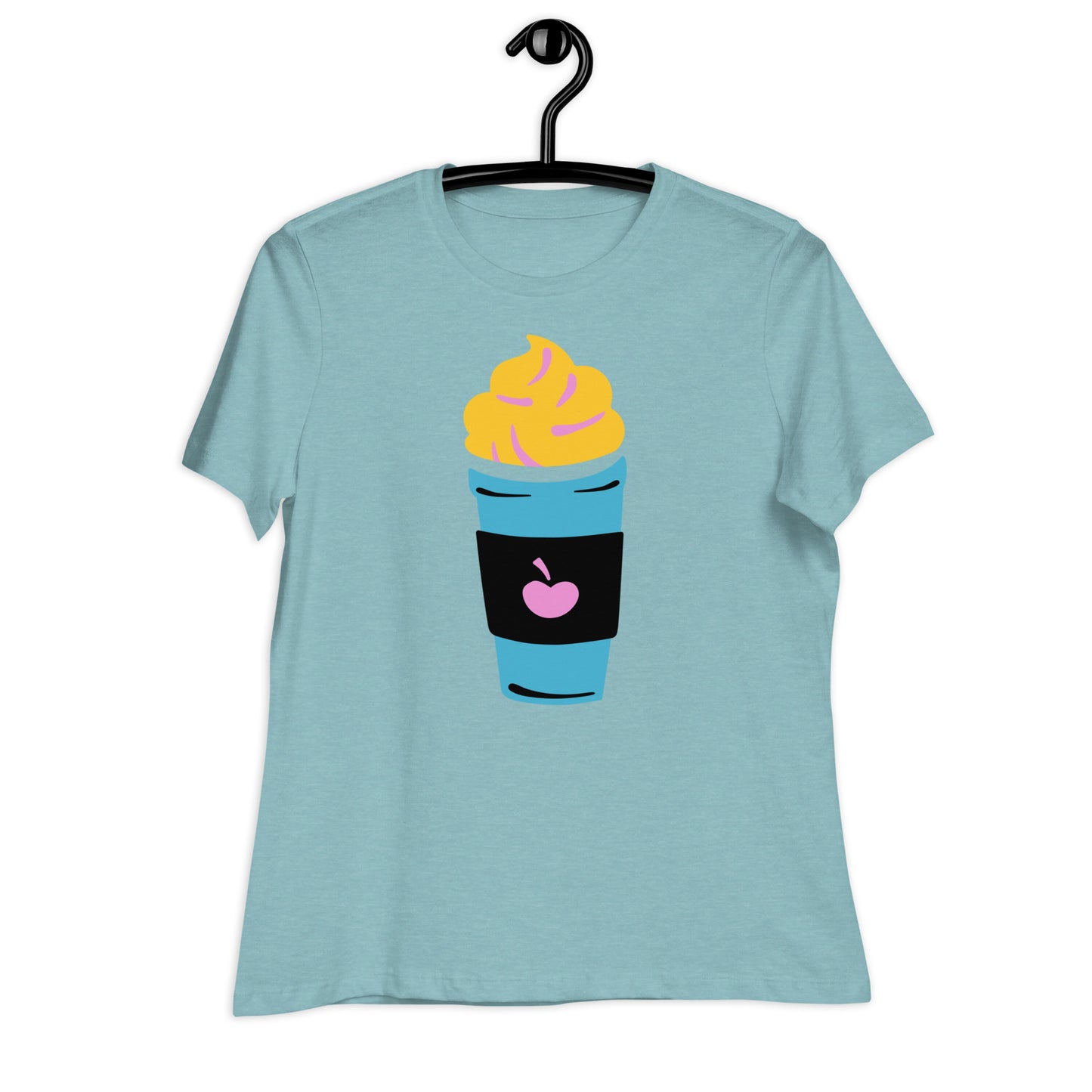 Colourful drink with Whipped Cream Women's Relaxed T-Shirt