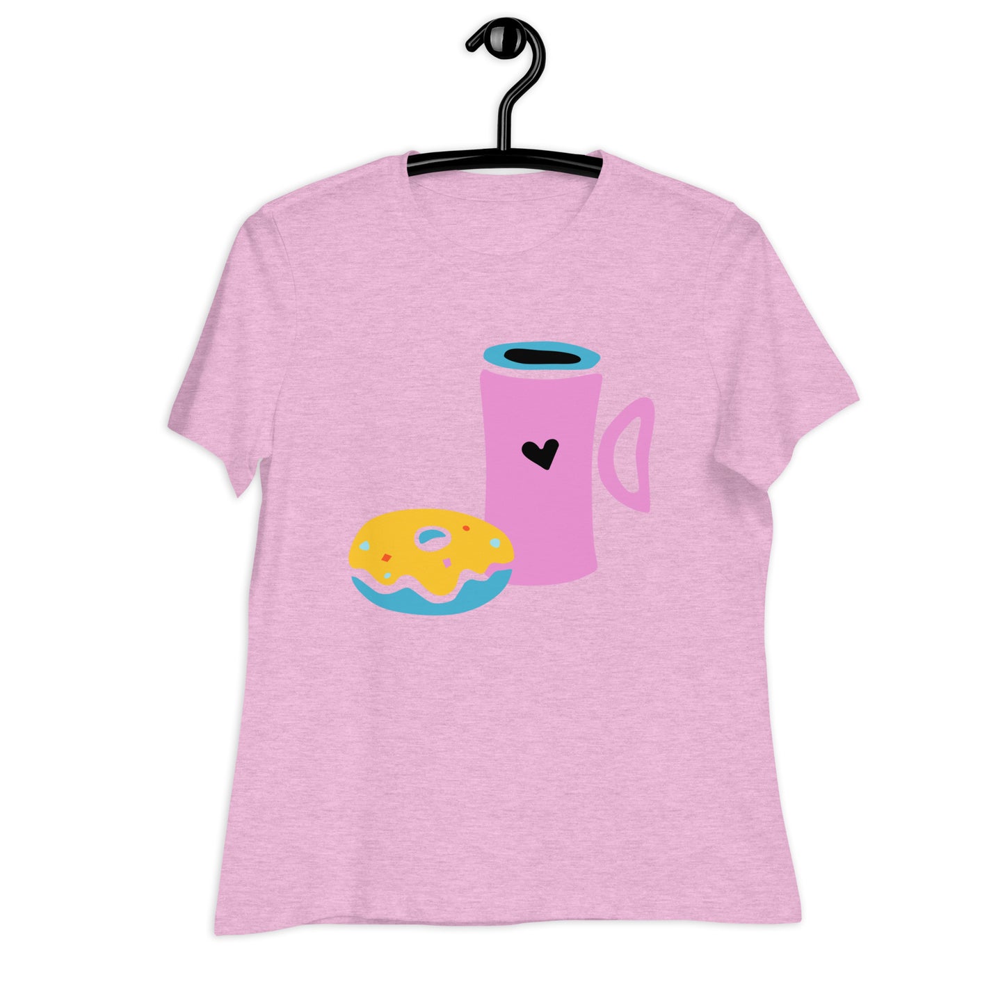 Coffee and Donut Women's Relaxed T-Shirt