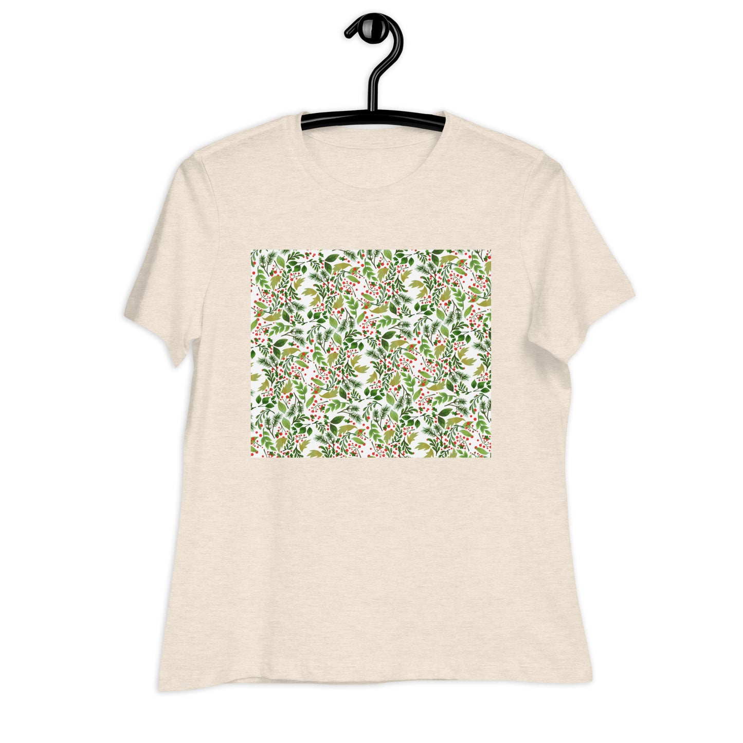 Holly Pattern Women's Relaxed T-Shirt