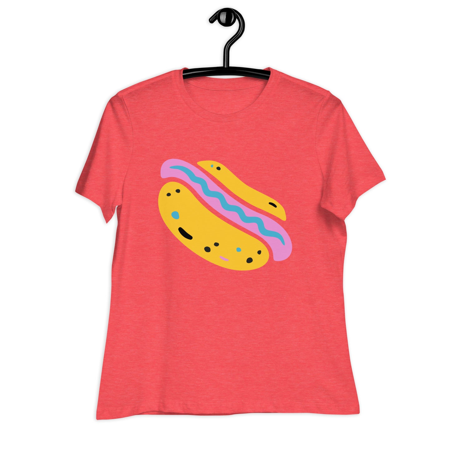 Colourful Hotdog 2 Women's Relaxed T-Shirt