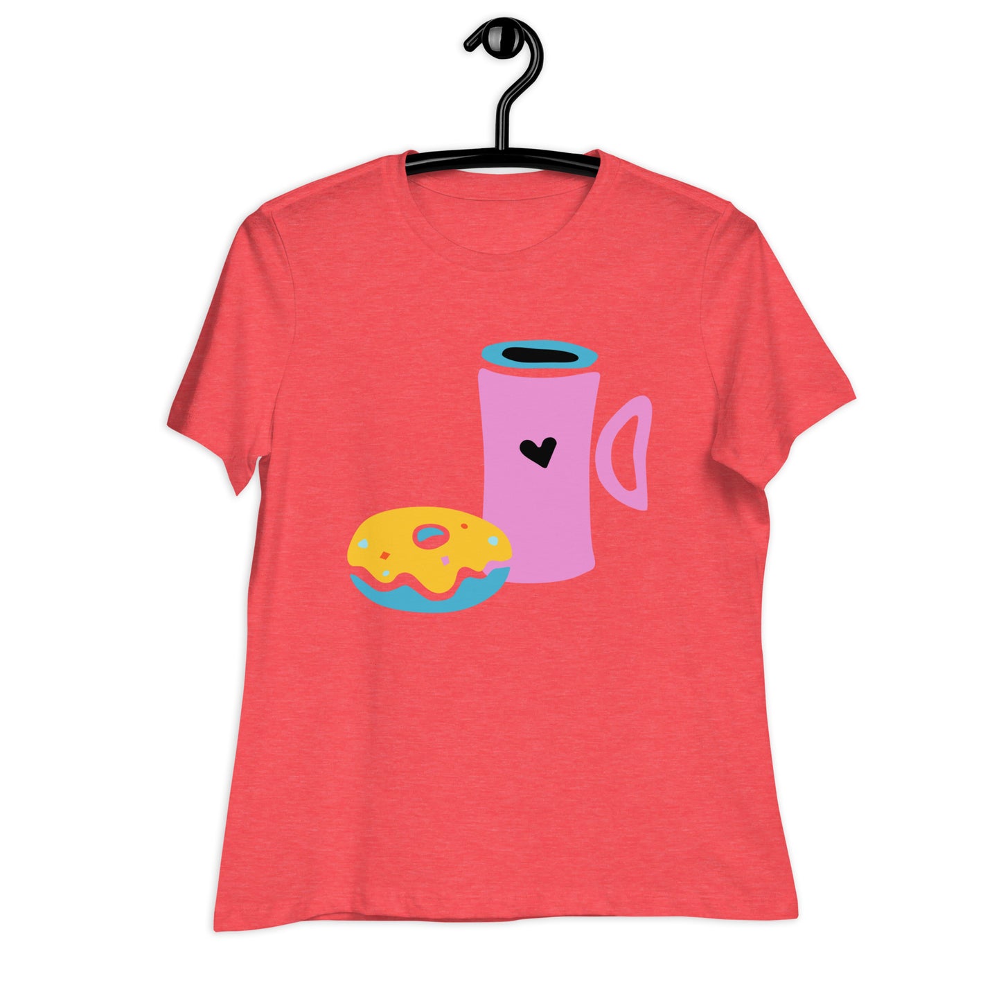 Coffee and Donut Women's Relaxed T-Shirt