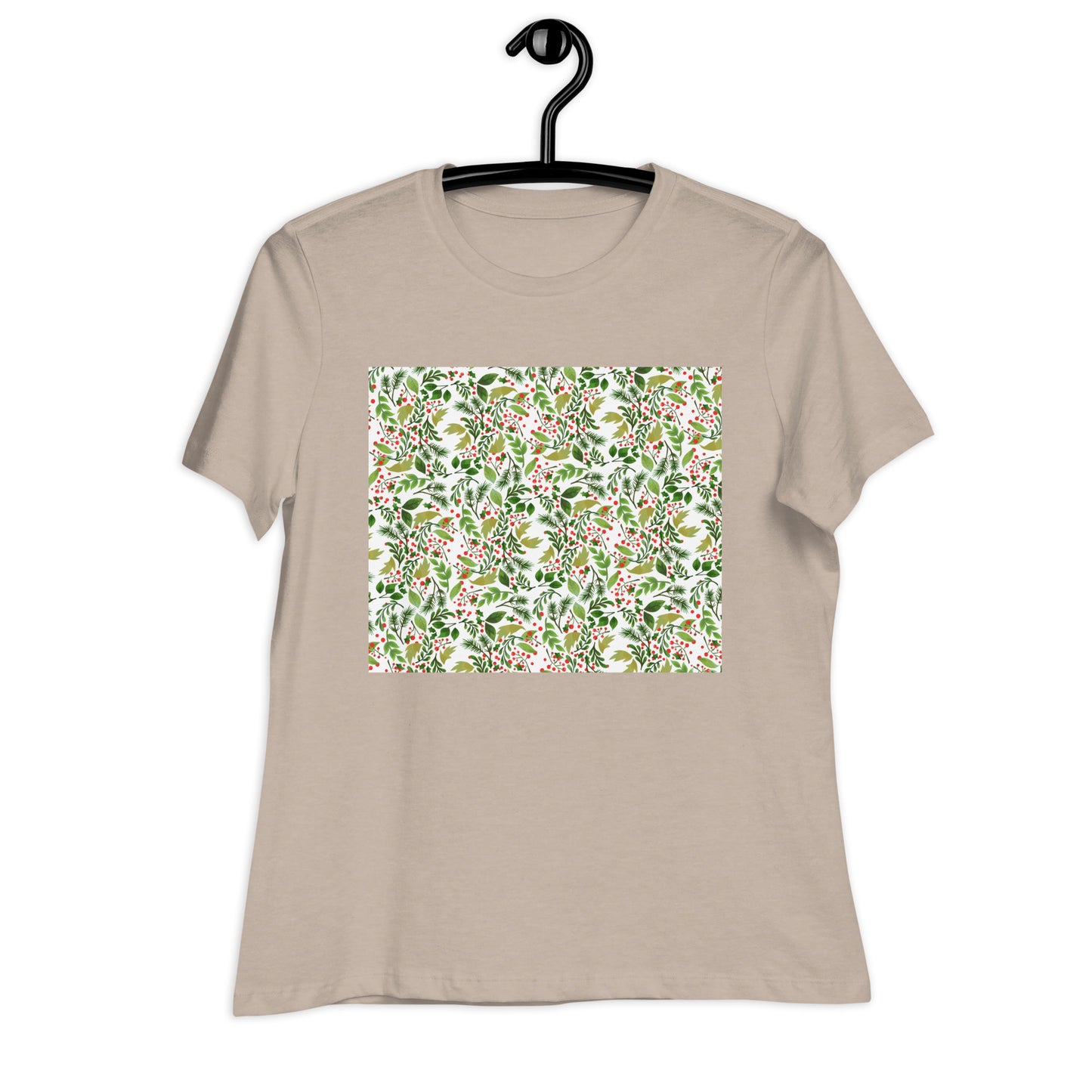 Holly Pattern Women's Relaxed T-Shirt