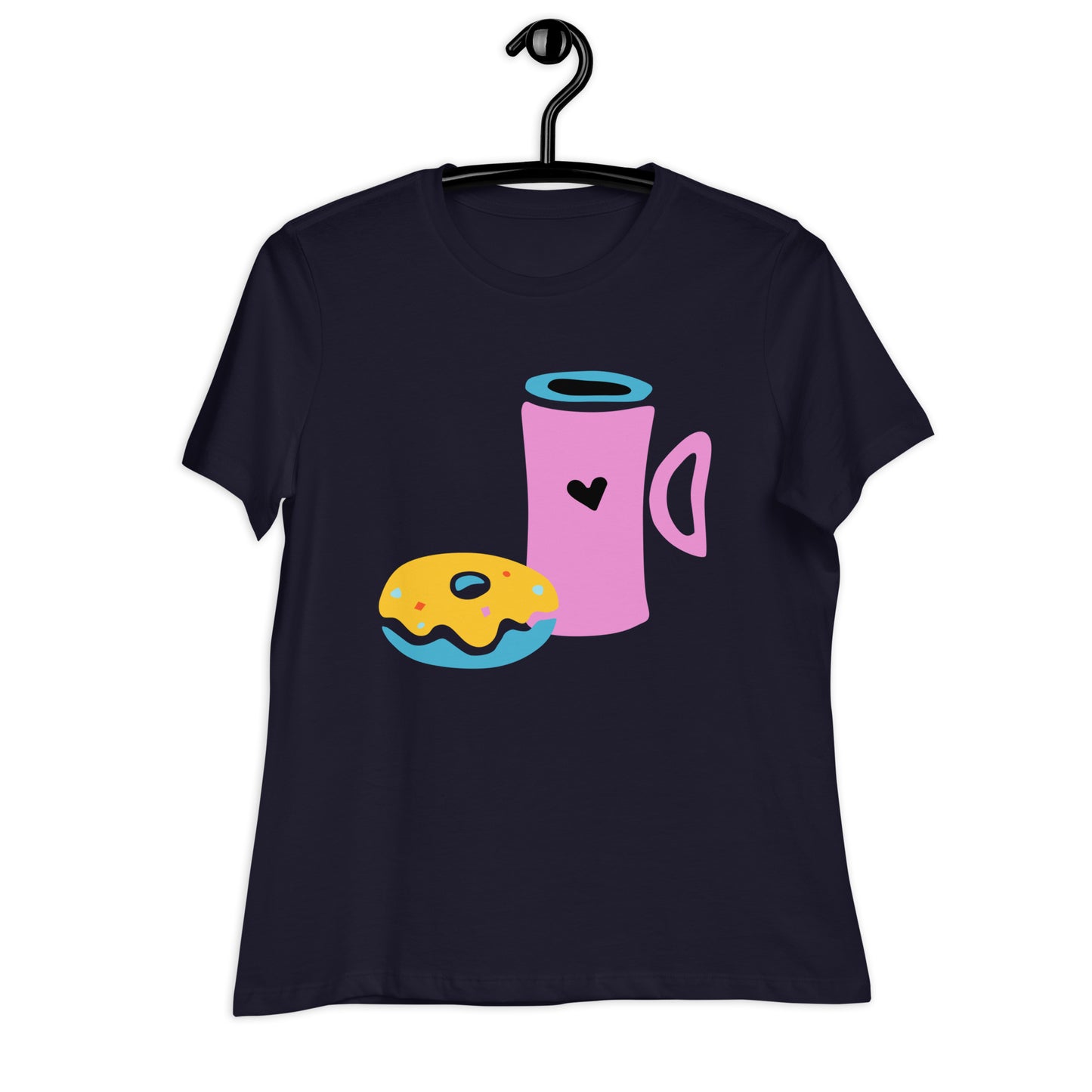 Coffee and Donut Women's Relaxed T-Shirt