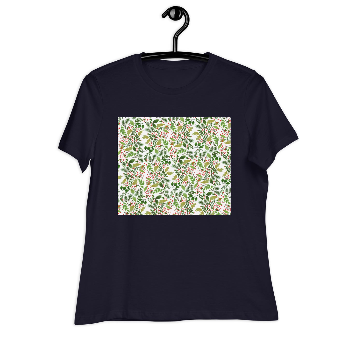 Holly Pattern Women's Relaxed T-Shirt