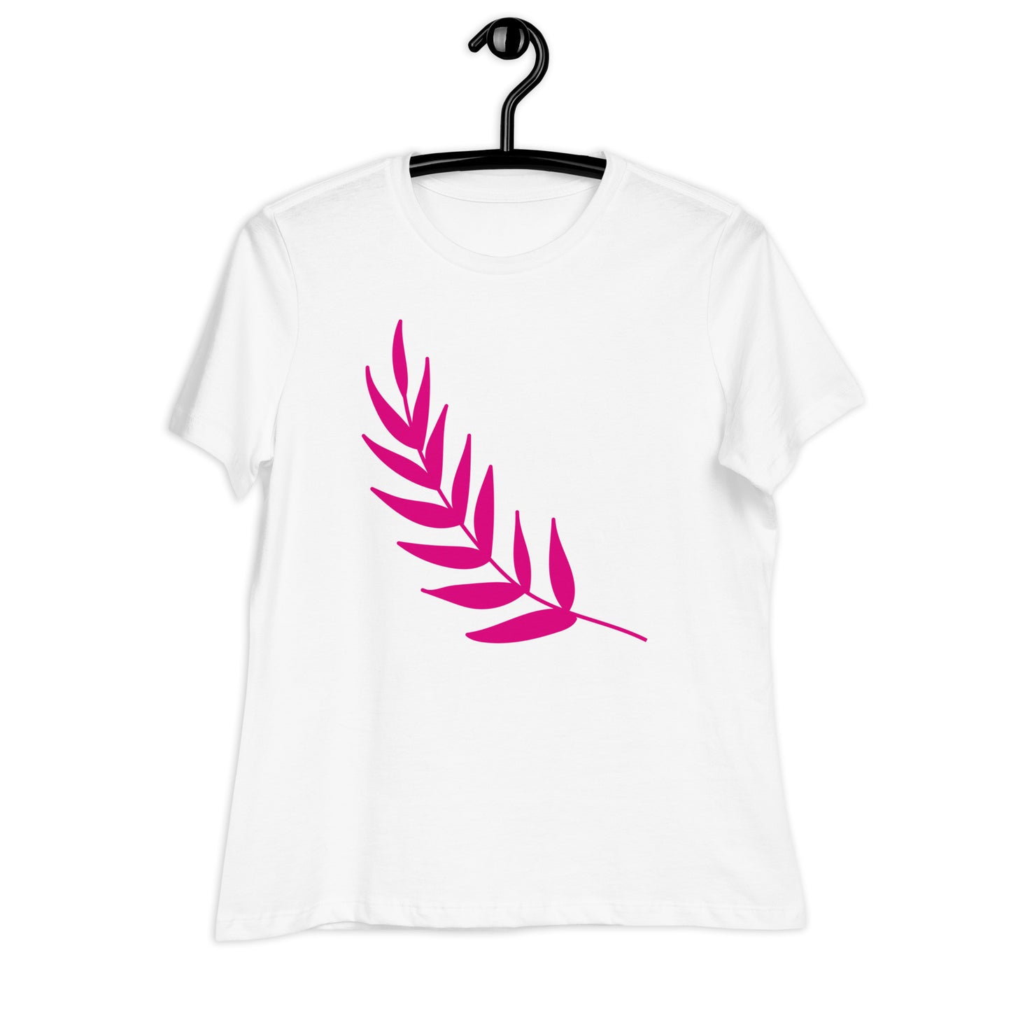 Pink Leaf Women's Relaxed T-Shirt