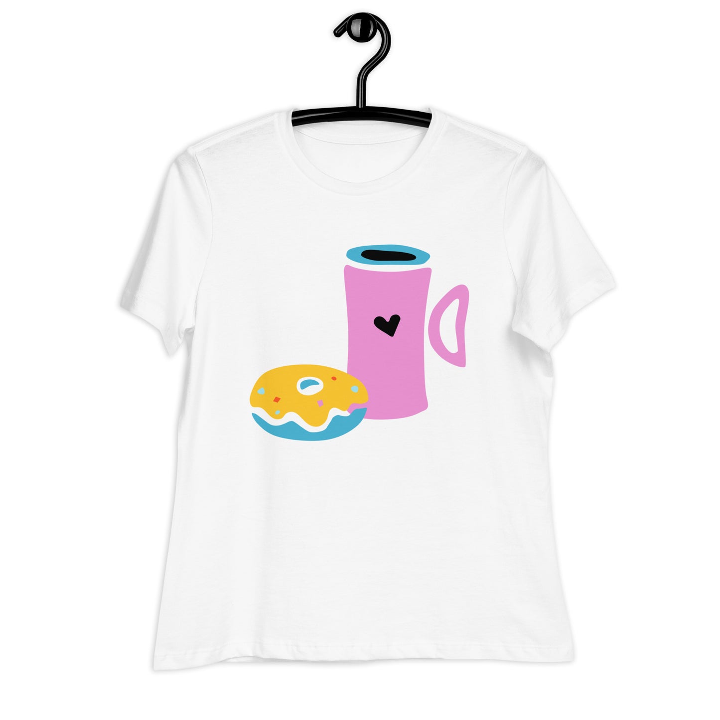 Coffee and Donut Women's Relaxed T-Shirt