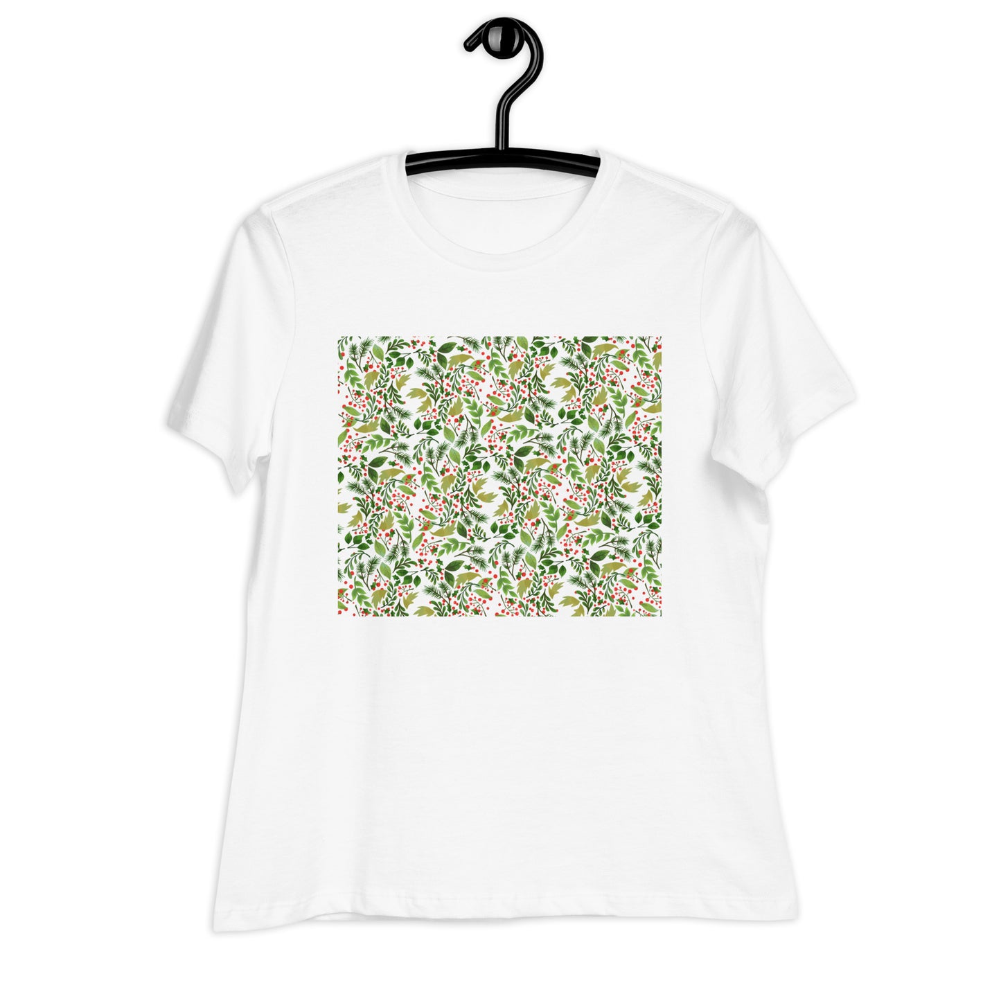 Holly Pattern Women's Relaxed T-Shirt