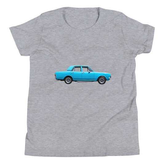 Blue Car Youth Short Sleeve T-Shirt