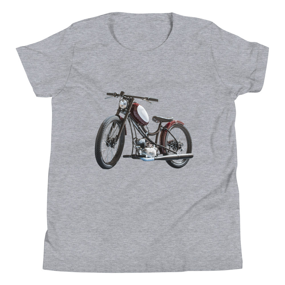 Vintage Motorcycle Youth Short Sleeve T-Shirt