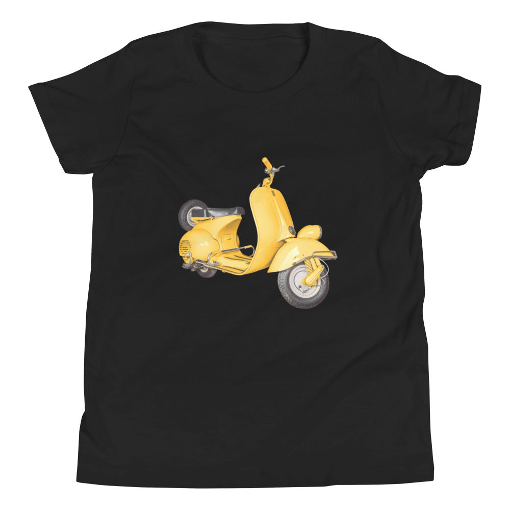 Yellow Scooter Youth Short Sleeve T-Shirt