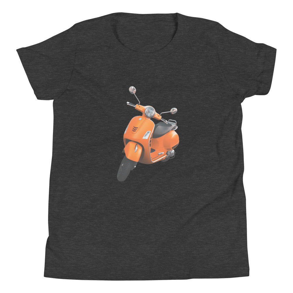 Orange Scooter Youth Short Sleeve T-Shirt