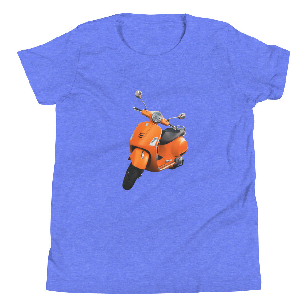 Orange Scooter Youth Short Sleeve T-Shirt