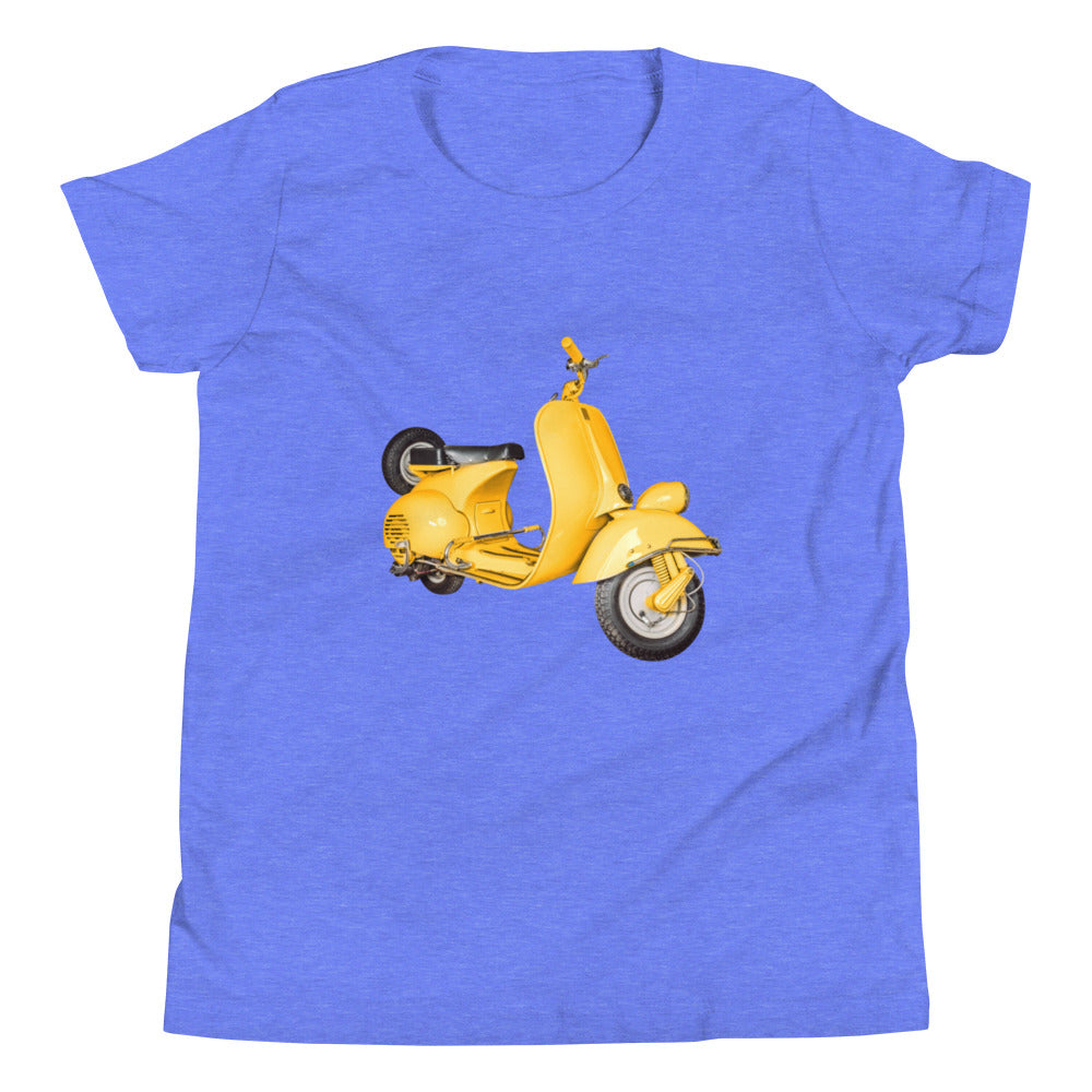 Yellow Scooter Youth Short Sleeve T-Shirt