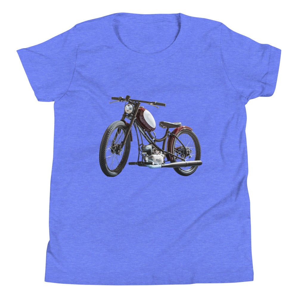 Vintage Motorcycle Youth Short Sleeve T-Shirt