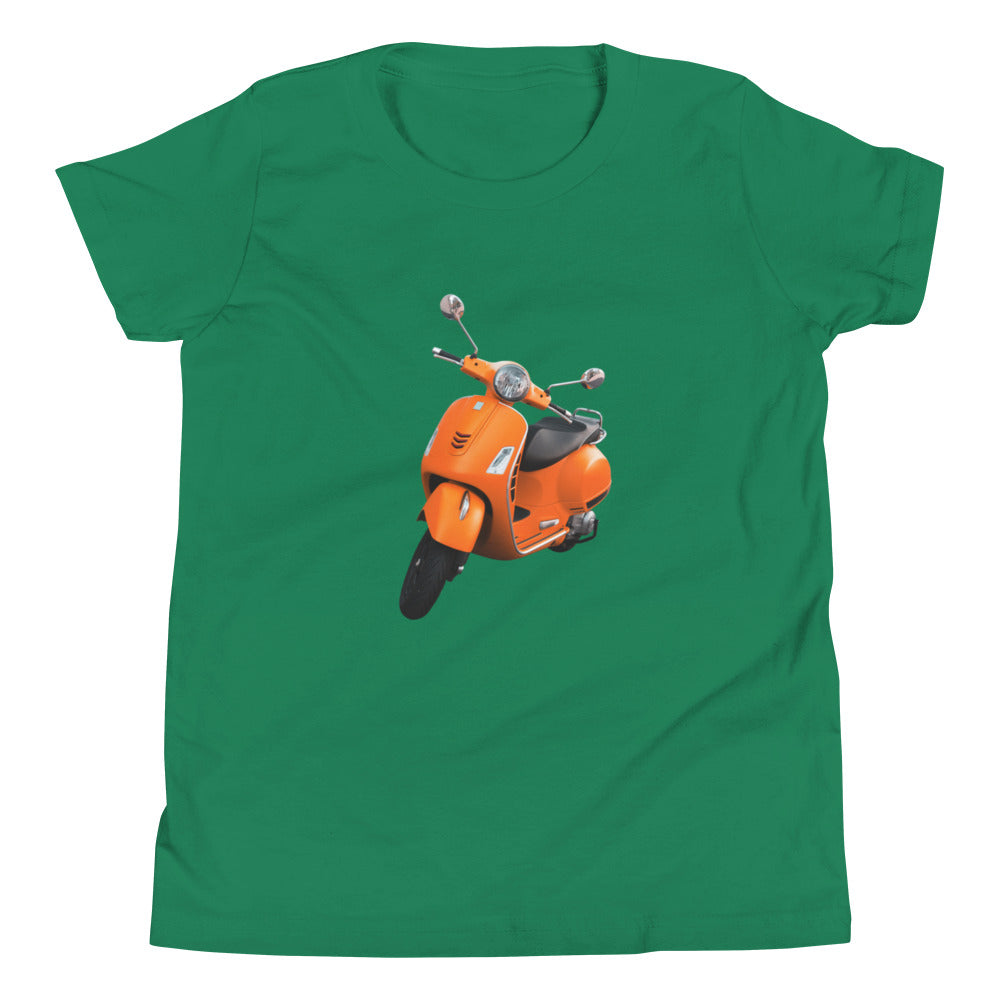 Orange Scooter Youth Short Sleeve T-Shirt