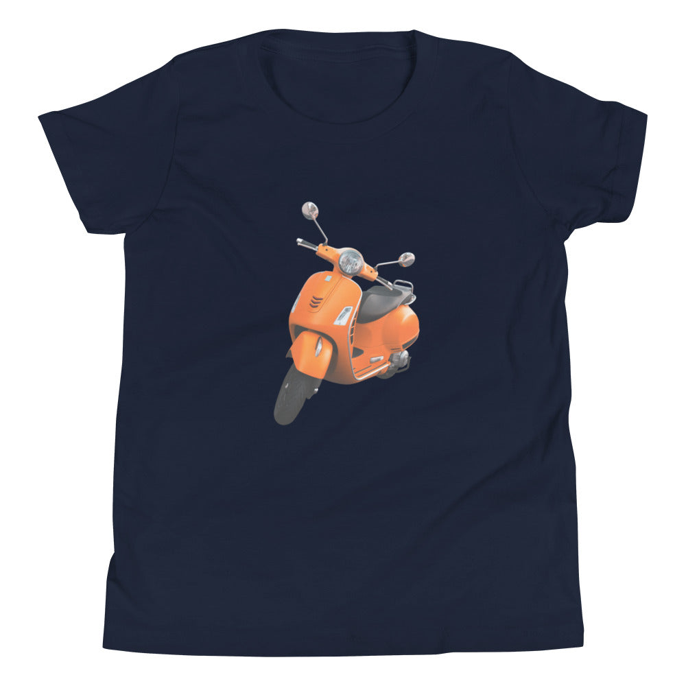 Orange Scooter Youth Short Sleeve T-Shirt