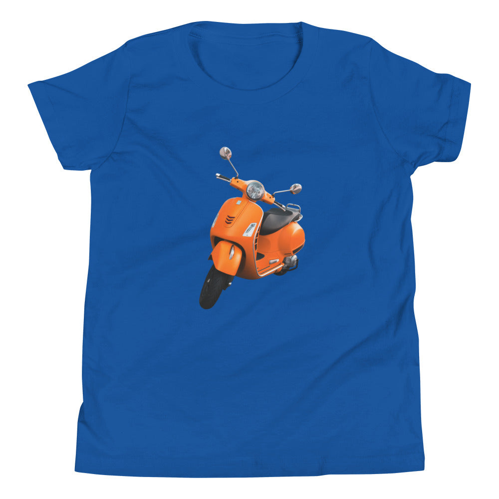 Orange Scooter Youth Short Sleeve T-Shirt