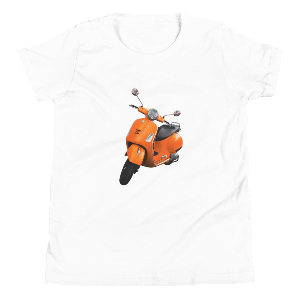 Orange Scooter Youth Short Sleeve T-Shirt