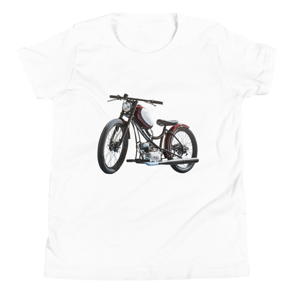 Vintage Motorcycle Youth Short Sleeve T-Shirt